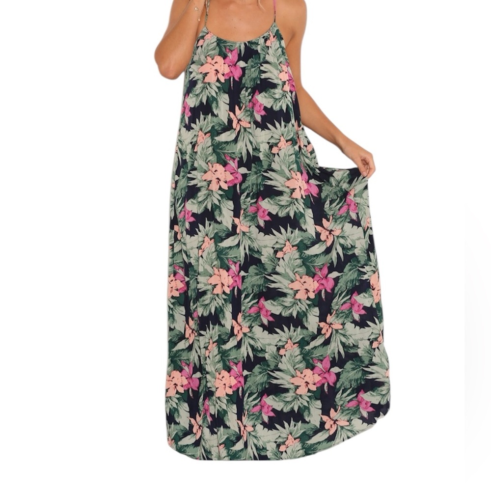 RUSTY R. Delta Maxi dress Floral NWT size L